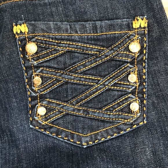 Coogi Jeans Size 7/8 with Military Details on Back Pockets Size 8 - Picture 15 of 16